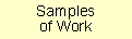 Samples of Work